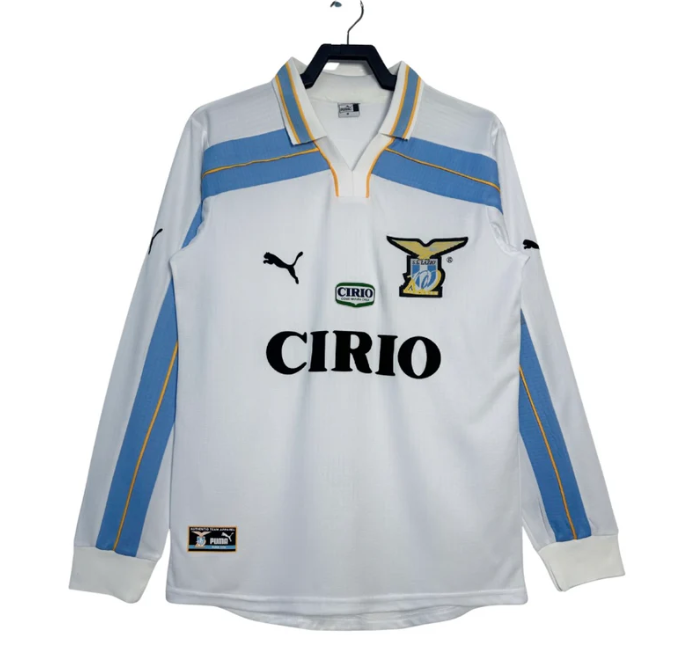 Camisa Retrô SS Lazio 1998 - Manga Comprida