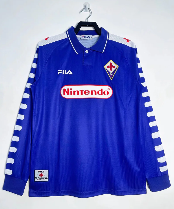 Camisa Retrô ACF Fiorentina 1998 - Manga Longa