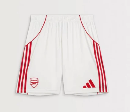 Arsenal Home Shorts 2025/26