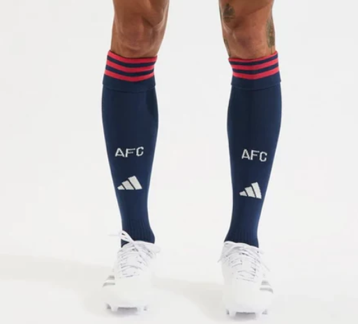 Meias Away do Arsenal 2025/26