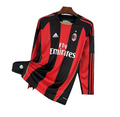 Camisa Retrô AC Milan 2010 - Manga Longa
