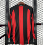 Camisa Retrô AC Milan 2010 - Manga Longa