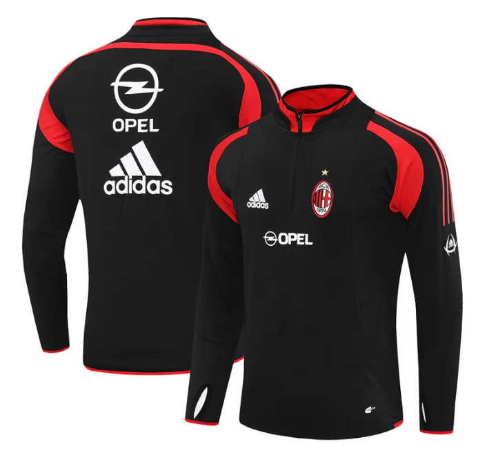 Camisa de Treino Retrô Milan 2004 - Manga Longa
