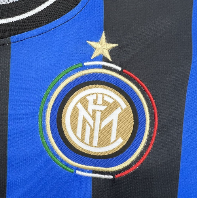 Inter Langarm-Retrotrikot 2009/10 – Mit Abzeichen