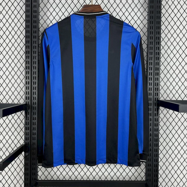 Inter Langarm-Retrotrikot 2009/10 – Mit Abzeichen