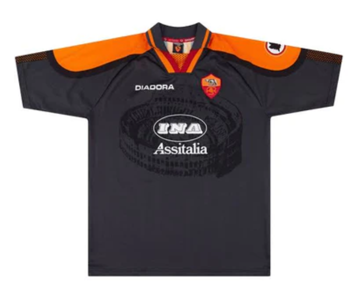 Camisa retrô AS Roma 1997