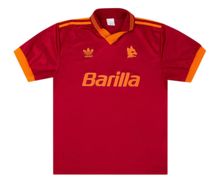 Camisa Retrô da Roma 1992