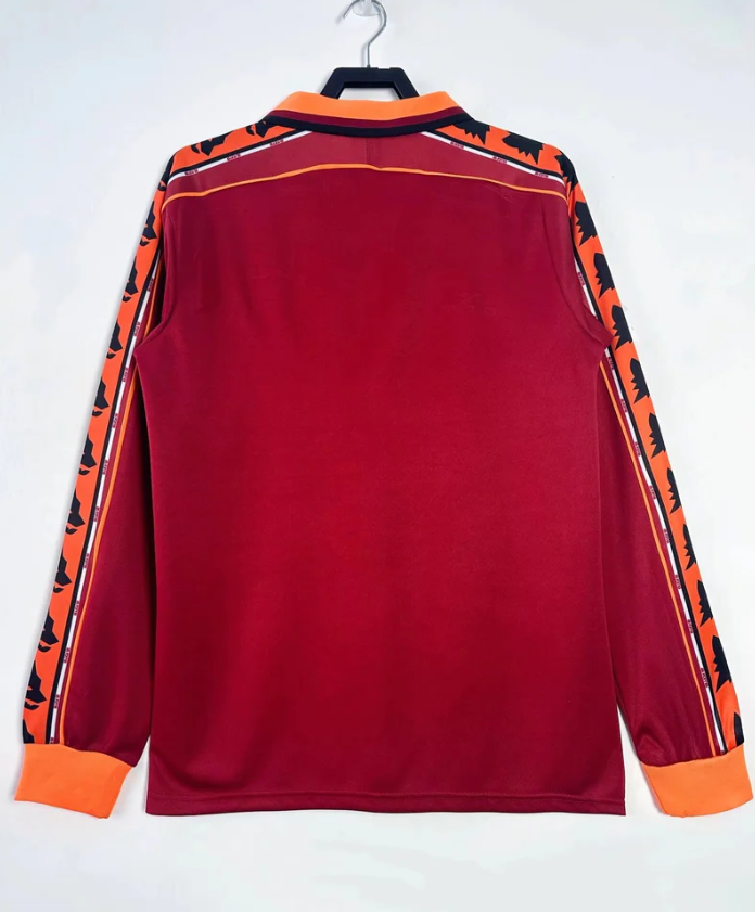 Camisa Retrô Roma 1998 - Manga Longa