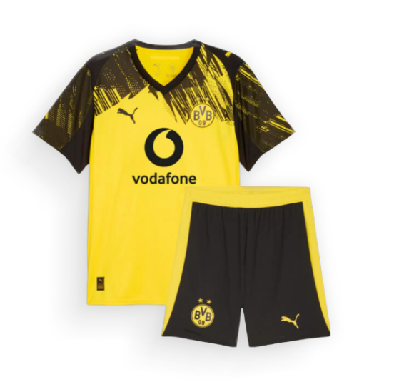 Kit Borussia Dortmund Casa 2025/26 - Infantil