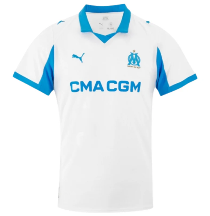 Olympique de Marseille Home 2025/26 Kit - Kids