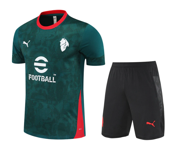 Conjunto de Treino AC Milan 2025/26 - Infantil