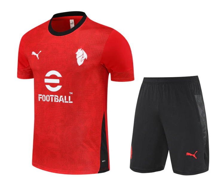 Conjunto de Treino AC Milan 2025/26 - Infantil