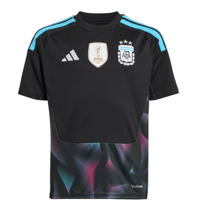 Camisa de Goleiro Argentina 2026/27 – Com Patch de Campeões do Mundo
