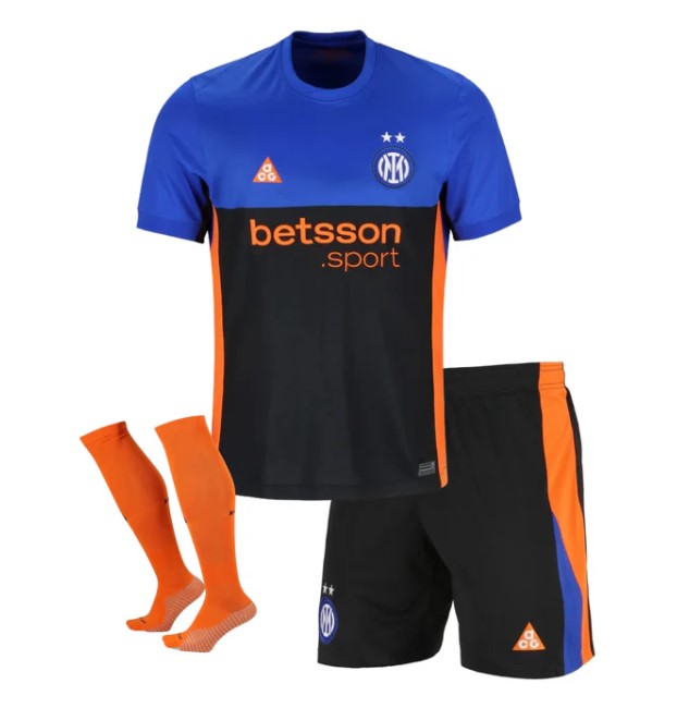 Uniforme reserva da Inter 2025/26 - Infantil (com meias)