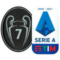 Serie A Patch + 7 UCL Titelabzeichen – 20/21