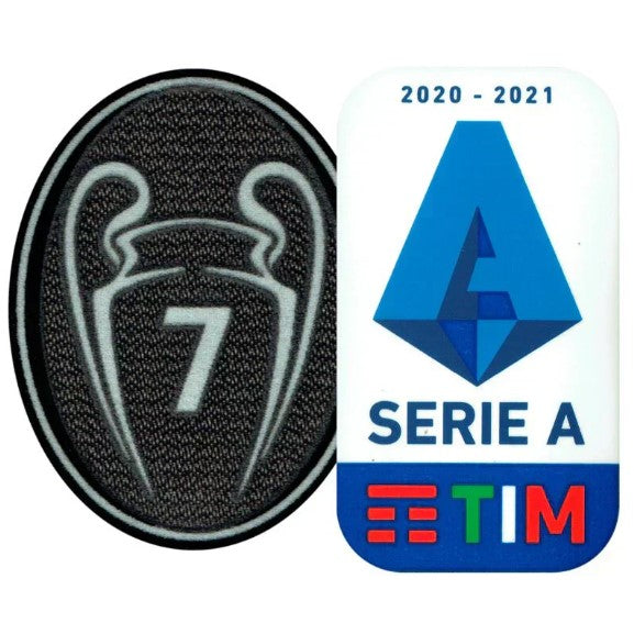 Serie A Patch + 7 UCL Titles Badge – 20/21