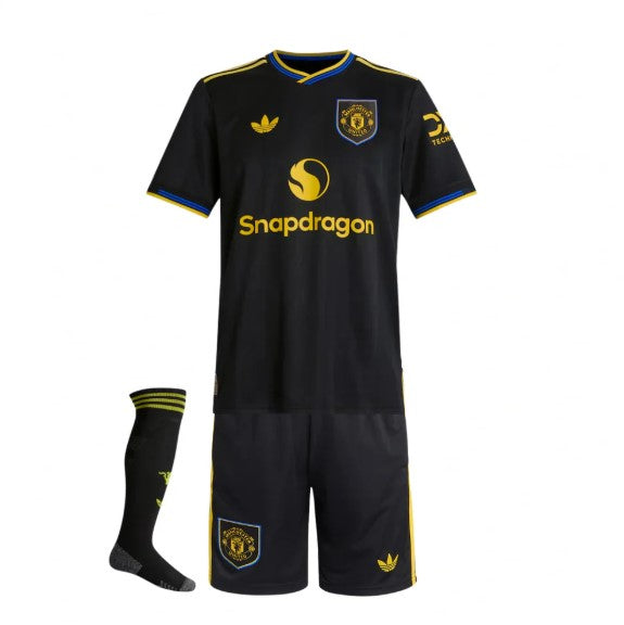 Manchester United Drittes Trikot 2025/26 - Kinder (mit Stutzen)