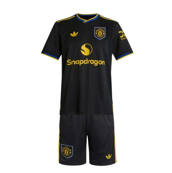 Manchester United Third 2025/26 Kit - Kids