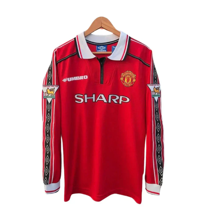 Manchester United Retro Shirt 1998 - Long Sleeve