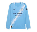 Manchester City Home Shirt 2025/26 - Long Sleeve