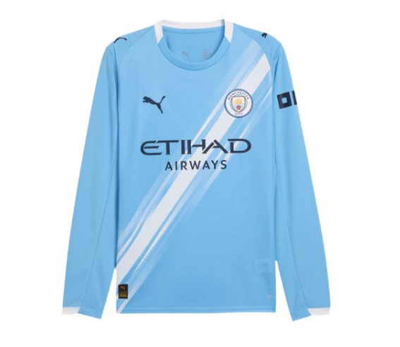 Manchester City Home Shirt 2025/26 - Long Sleeve