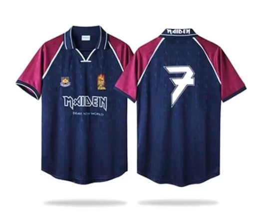 West Ham United Retro Shirt 1999 - Iron Maiden