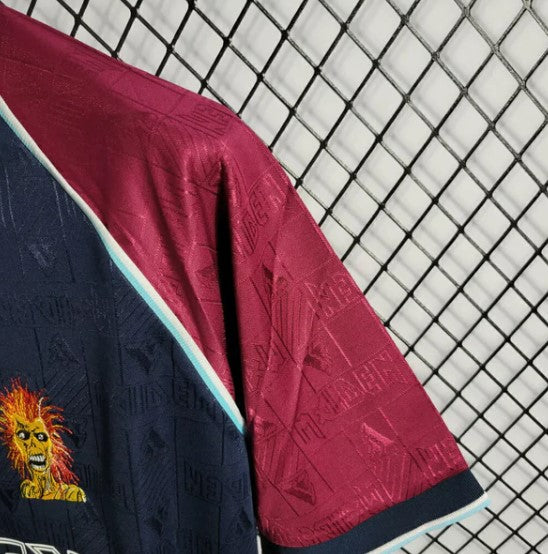 West Ham United Retro Shirt 1999 - Iron Maiden