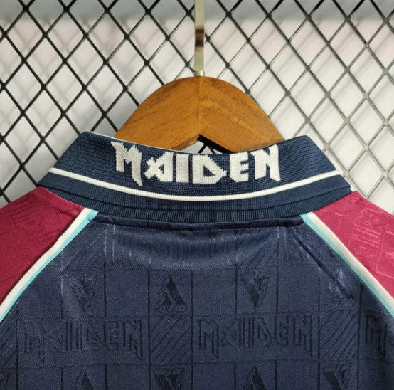 West Ham United Retro Shirt 1999 - Iron Maiden