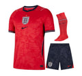 Kinder Trikot und Hose England Auswärts 2026/27 - Mit Stutzen