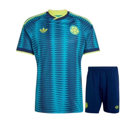 Kinder Trikot und Hose Kolumbien Auswärts 2026/27