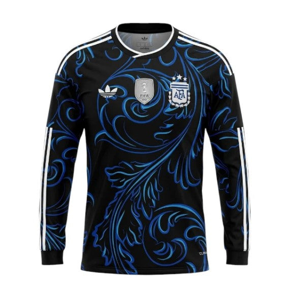 Argentina Away Shirt 2026/27 - Long Sleeve (with World Cup Champion Patch)
