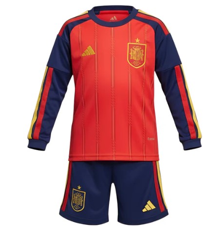 Spain Home 2026/27 kit - Kids (Long sleeve)