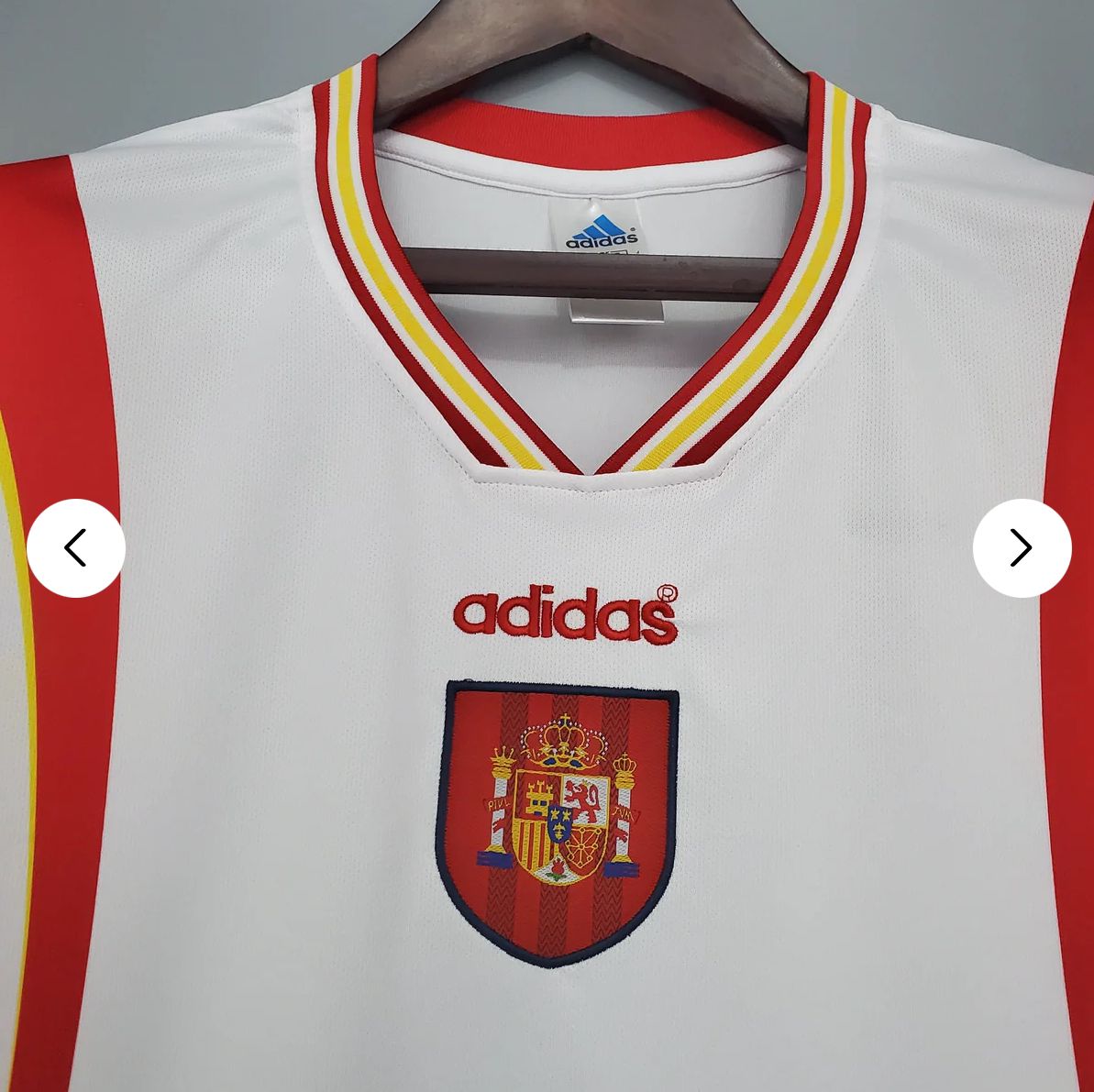 Camisa Retrô Espanha Away 1996