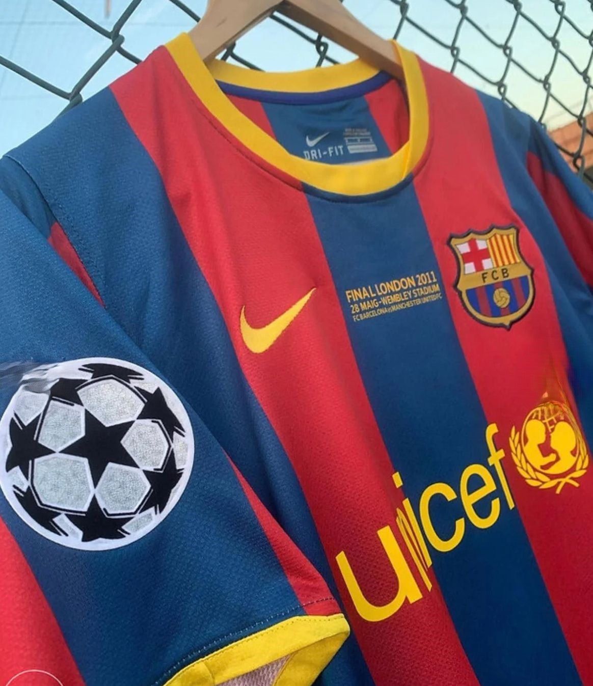 FC Barcelona Retro-Trikot 2010 - Mit Aufnäher