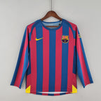 FC Barcelona Retro Shirt 2005 - Long Sleeve