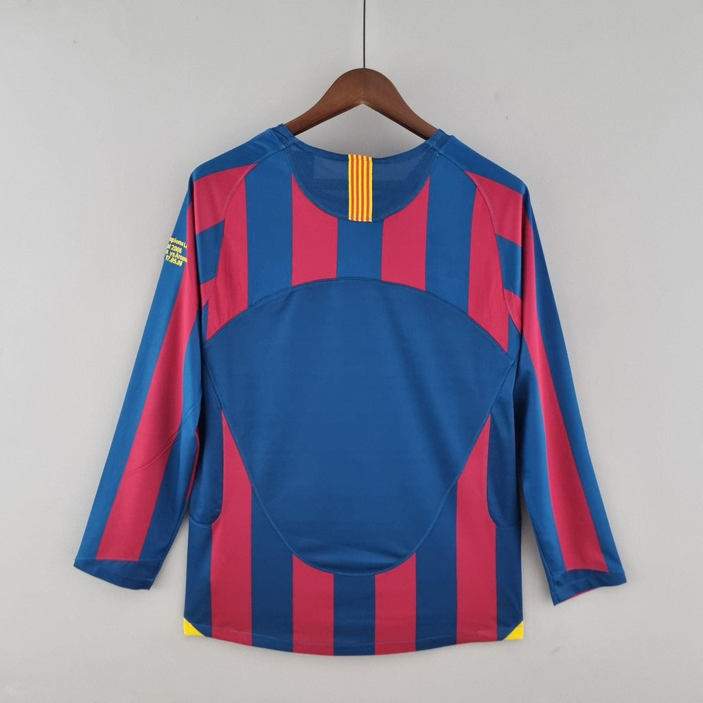 FC Barcelona Retro Shirt 2005 - Long Sleeve