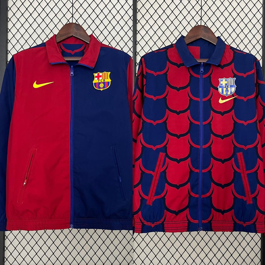 FC Barcelona Reversible Waterproof Jacket 2024/25