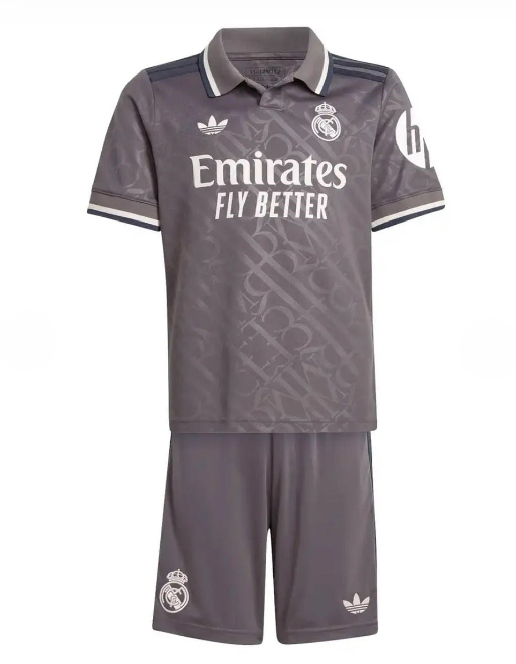 Kit Terceiro Uniforme Real Madrid 2024/25 - Infantil