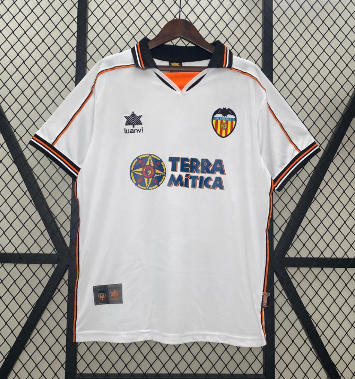 Camisa retrô do Valência 1999