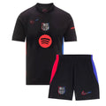 Kit FC Barcelona Fora 2024/25 - Crianças