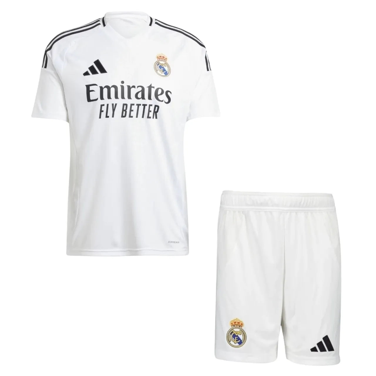 Real Madrid Home Shirt & Shorts 2024/25
