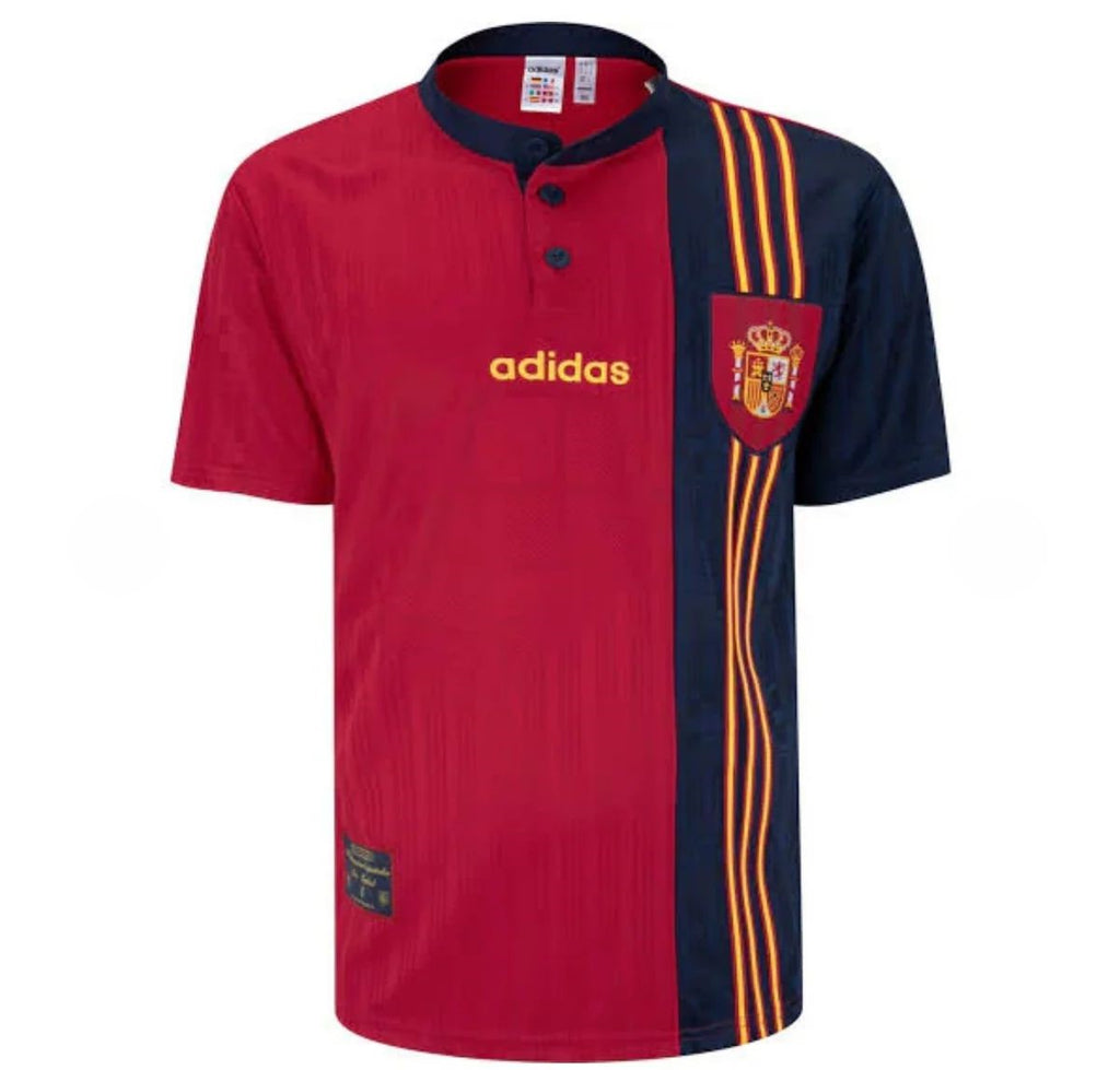 Camisa Retrô da Espanha 1996