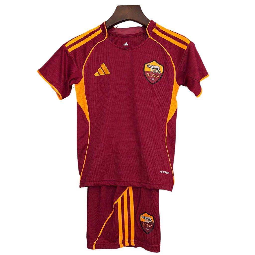 AS Roma Home 2025/26 Kit - Kids