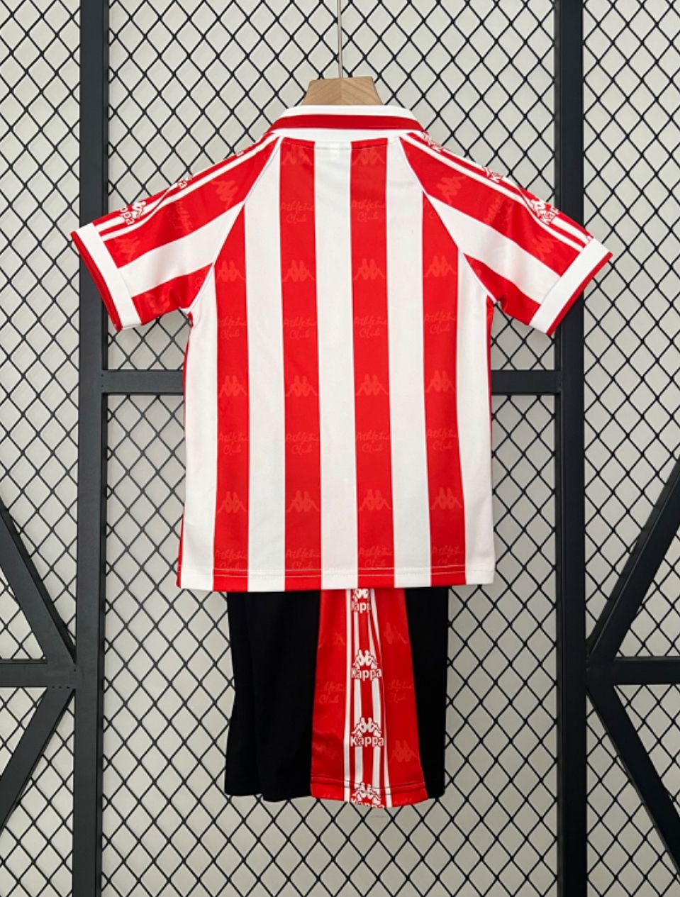 Kit Atlético de Bilbao Retrô 1995 - Infantil