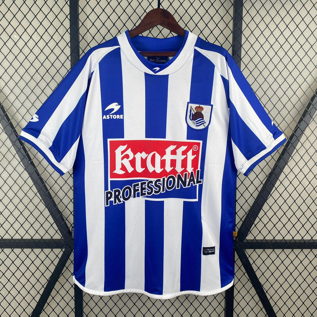 Real Sociedad Heim Retro Trikot 2002
