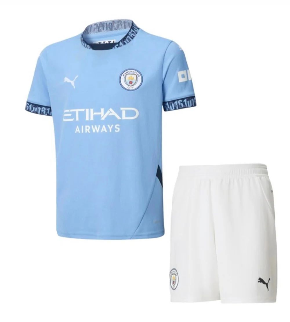 Manchester City Home 2024/25 Kit - Kids
