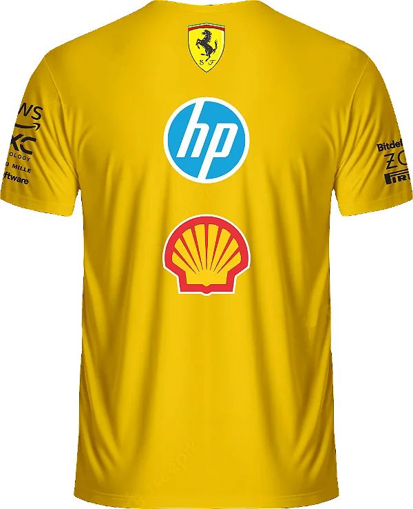 Camisa da Equipe Ferrari de F1 2025