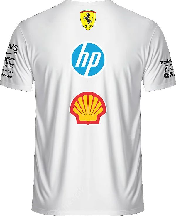 Camisa da Equipe Ferrari de F1 2025