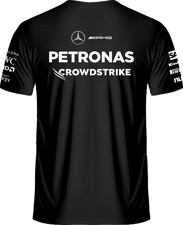 Camisa da equipe Mercedes de F1 2025