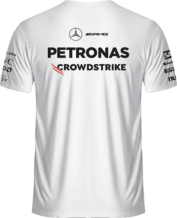 Camisa da equipe Mercedes de F1 2025